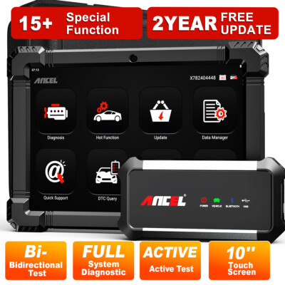 Bluetooth Car Scanner Bi-directional All System OBD2 Diagnostic Tool Key Coding