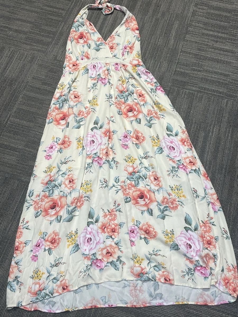 chinese dress ladies PRINTED RUFFLED LACE MAXI DRESS main image 0