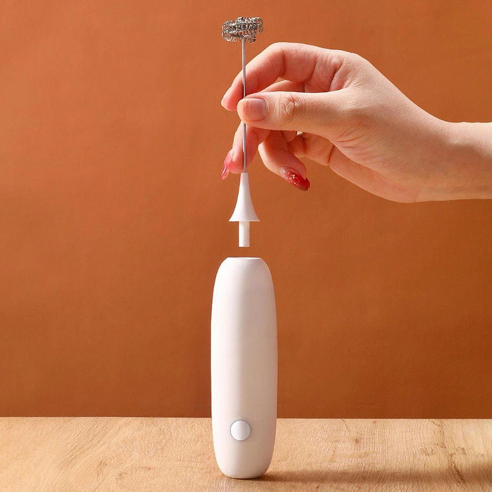 Milk Frother Electric Handheld Foam Maker Whisk Drink Mixer for Lattes Matcha Milk Frother Electric Handheld Foam Maker Whisk Drink Mixer for Lattes Matcha