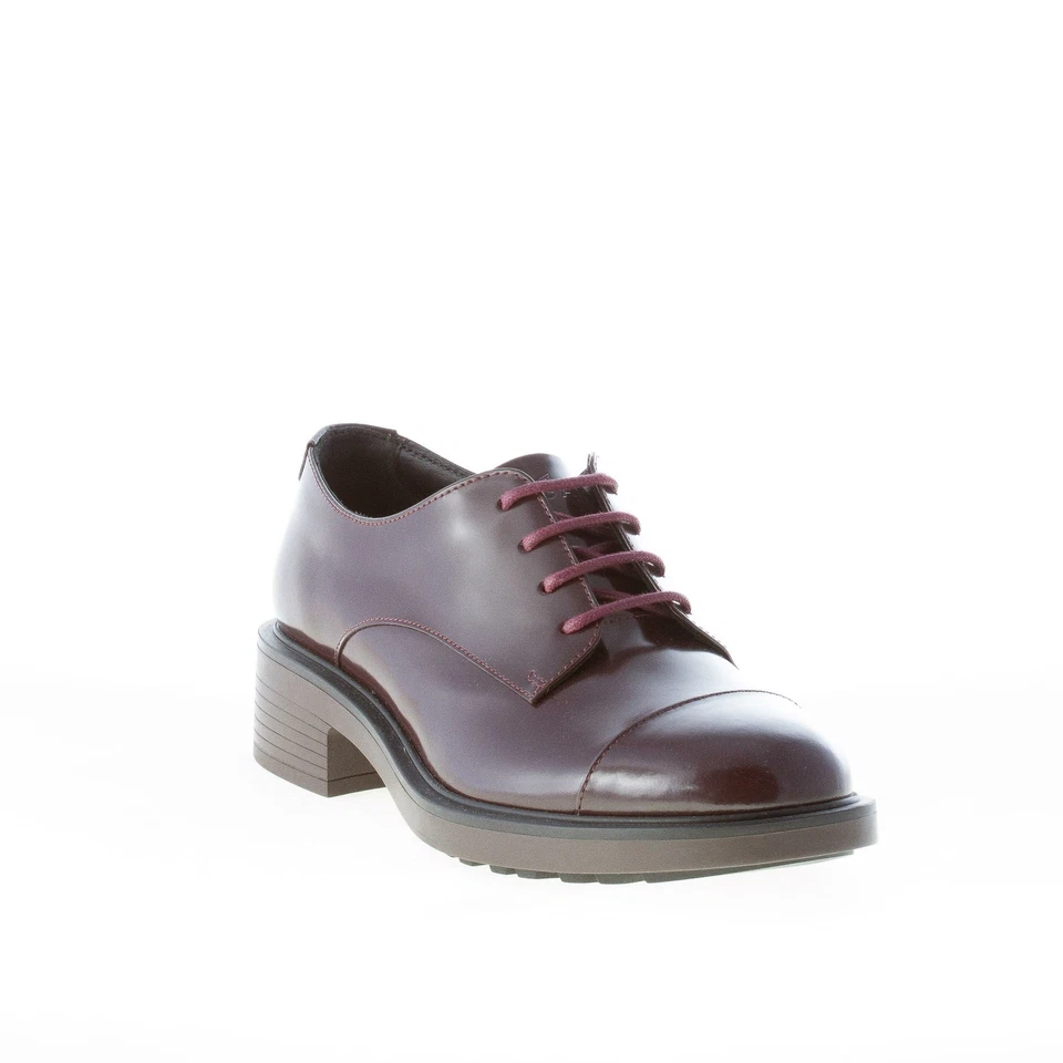 HOGAN women shoes H332 bordeaux brushed leather lace up derby HXW3320Z2001QAR815 - Imagem 2 de 4