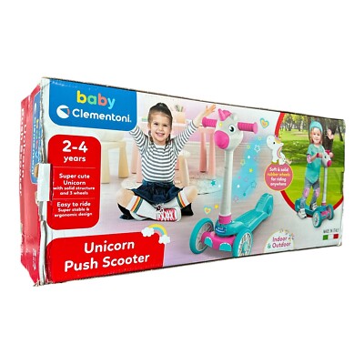 Clementoni 17749 Baby Unicorn Push Scooter Mädchen 3 Räder B Ware