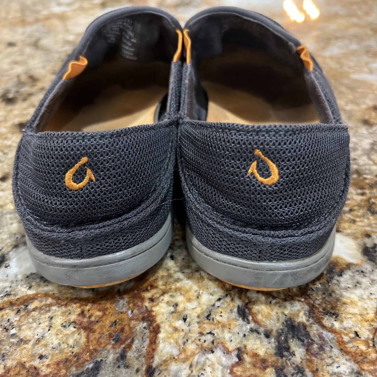 OluKai Nohea Mesh Mens Slip On Shoes Black Grey Loafers Size 8 Fishing Outdoor Amazon.com | OluKai Nohea Mesh Men main image 4