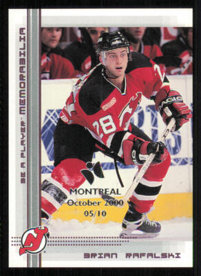2000-01 BAP Memorabilia Montreal Olympic Stadium Show #312 Brian Rafalski /10