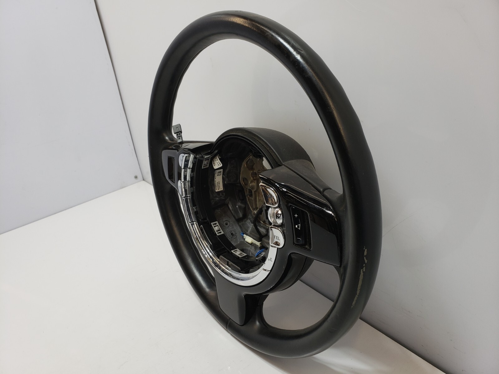 ✅ 2010-2014 OEM Rolls Royce Ghost RR4 Steering Wheel Extended Leather Black