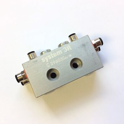 System 3R C296030 AJ09 Aluminum Connection Block PHP / PHPA, 80x40x39mm