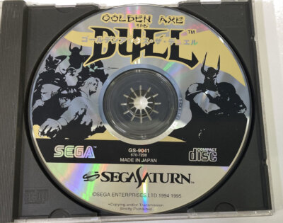 Sega Saturn SS Golden AXE The Duel Japan w/ Box and Manual 8184 SP