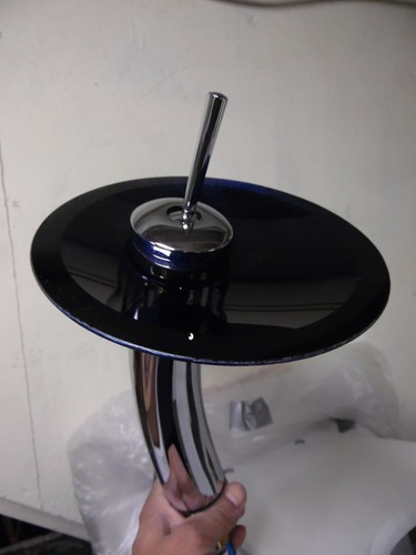VIGO VG03002CH054 Waterfall Faucet For Vessel Sink Bathroom Polished Chrome NIB