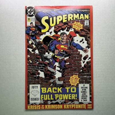 Superman #50 (DC Comics December 1990) F/VF