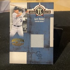 2005 Donruss Throwback Threads -Larry Walker HOF (GW) Jersey #TC-33 Colorado/500