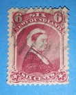 + 1894 Newfoundland Queen Victoria Collectible #36   6c used Carmine Lake — photo 1