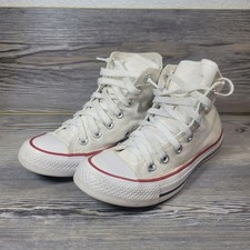 Converse Chuck Taylor All Star High Top White Canvas Sneakers Womens