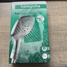 hansgrohe Raindance Select E 150 water saving hand shower, 3 spray modes, 9 l/mi
