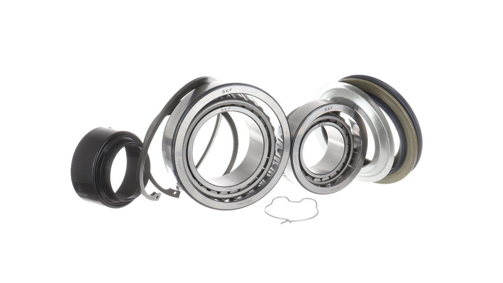 SKF Radlagersatz mit Wellendichtring VKBA 2450 Position 2. Vorderachse Höhe 148mm Länge 193mm Breite 193mm - OE Qualität - Bild 3