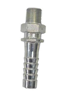 Dixon Boss Male Stem MS12X8 3/4'' Hose Shank x 1/2' Male Thread NPT Plated Steel