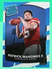 2017 Panini Donruss Rated rookie Patrick Mahomes II #327