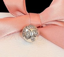 Originale Pandora Clip "Foglie" Zirconi, Argento 925 #791416CZ
