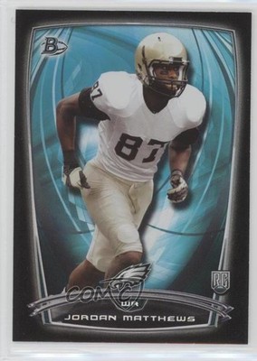 2014 Bowman Rookies Black Foil Jordan Matthews #110 RC 7mg