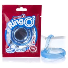 Screaming O Ringo 2 Double C-Ring With Ball Sling Blue Rng2-Bu-101E