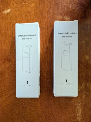 2x Third Reality 3RSS009B Gen 3 BLE over Toggle Smart Wall Switches - TWO UNITS!