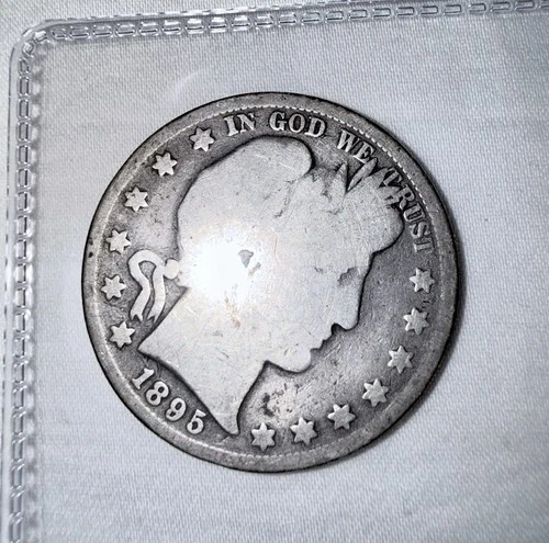 1895 Barber Silver Half Dollar 50c - Philadelphia (No Mint Mark)