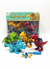 Lot Of 4 Super Duper Dinosaur Adventure Play Set Figures Cake Topper