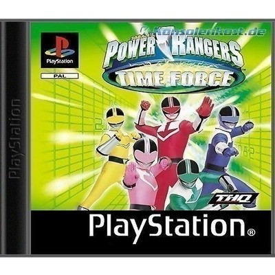 PS1 / Sony Playstation 1 Spiel - Power Rangers Spiel - Time Force nur CD