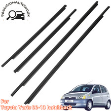 Weatherstrip Outside Window Moulding Trim Seal For Toyota Yaris 06-13 Hatchback