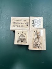 Stampin  Up Bee Themed Rubber Stamp Set of 4