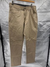 Member's Mark Men's Straight Fit Mason 5 Pocket Stretch Pant Size 32 x 32 Khaki
