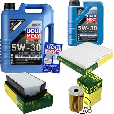 INSPEKTIONSKIT FILTER LIQUI MOLY ÖL 6L 5W-30 für KIA Cee'D Sportswagon JD 1.6