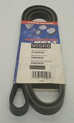 Armor Mark 955K6 Premium Multi-Rib Serpentine Belt Automotive