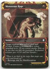 Monstrous Rage MTG U 45 Secrets of Strixhaven: Mystical Archive SOA NM
