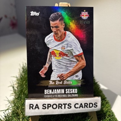 Topps FC RB Salzburg Official Team Set 22/23 - Benjamin Sesko /49 The Red Bulls 