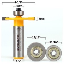 Biscuit Joint Slot Cutter Router Bit & Bearin...