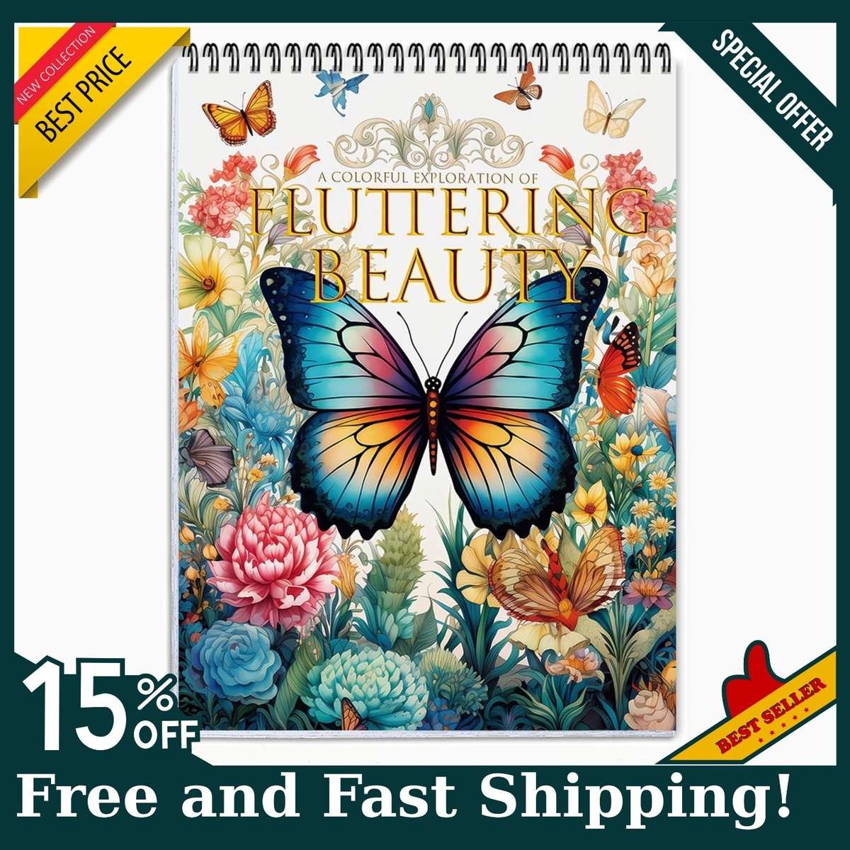 Coloring Book for Adults Relaxation, 24 Pages Adult Coloring Books for Women