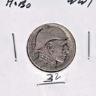 Hobo Buffalo Nickel Hand Carved Coin WWI German Soldier Lot 32