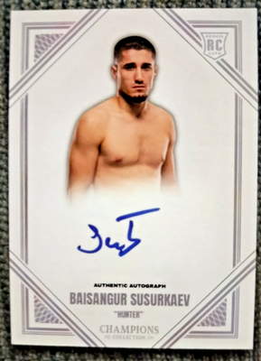 BAISANGUR SUSURKAEV 2025 Champions Collection AUTO Silver (RC