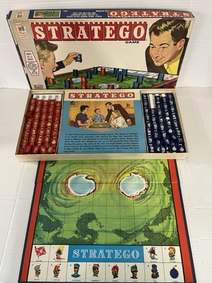 Vintage Stratego Board Game by MB Milton Bradley Original Family Fun (NS)