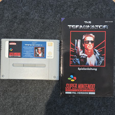 ebay® Auktion 206372850861 | Nintendo SNES The Terminator Set PAL mit Anleitung, 1. Hand Thumbnail of ebay® auction 206372850861 | Nintendo SNES The Terminator Set PAL mit Anleitung, 1. Hand