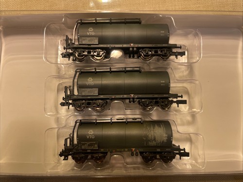 Minitrix 15632 Set Kesselwagen VTG Epoche IV 1:160 Spur N Ovp. Werksgealtert | Condition: Gebraucht