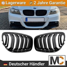 Kit Frontgrill Schwarz Glanz Doppelsteg passt f�r BMW E90 E91 LCI Facelift & M
