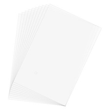 100 Pcs POF Heat Shrink Wrap Bags, 7 x 5 Inch Transparent Heat Seal Bags Film