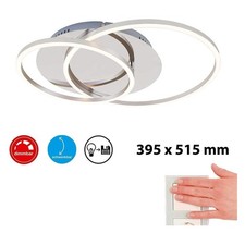 Briloner Frame Plafoniera LED Dimmerabile a Gradi Girevole Funzione Memory Rotonda Chr