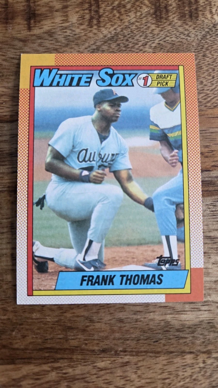 1990 Topps Baseball Frank Thomas Chicago White Sox 414 RC Rookie Card