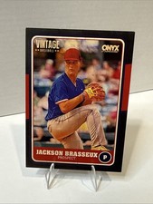 Jackson Brasseux 2025 Onyx Vintage Baseball - Black /10 Card# OVJABR