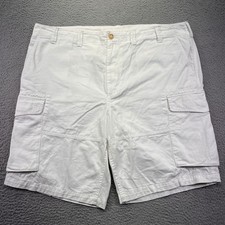Polo Ralph Lauren Cargo Shorts Mens 42 White Chino Twill Classic Preppy Pony