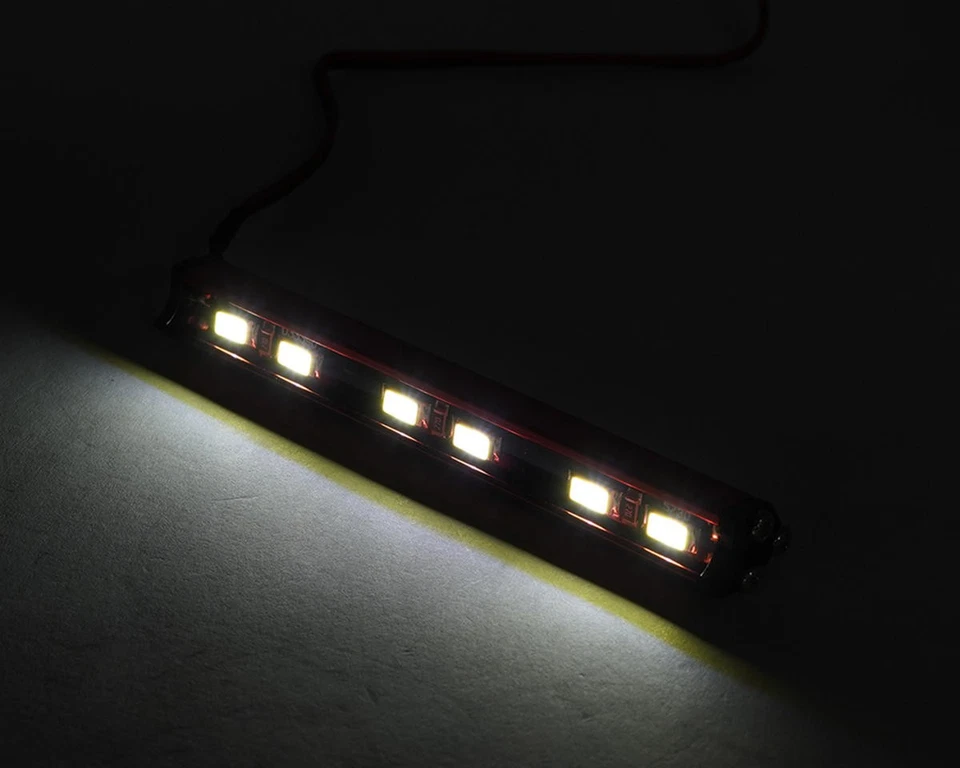Yeah Racing 1/10 Aluminum 85mm Super Bright White LED Light Bar (Black) - Image 2 of 2