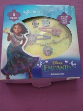 Disney Encanto Jewelry Set with Bracelet, Barrettes, and Rings New