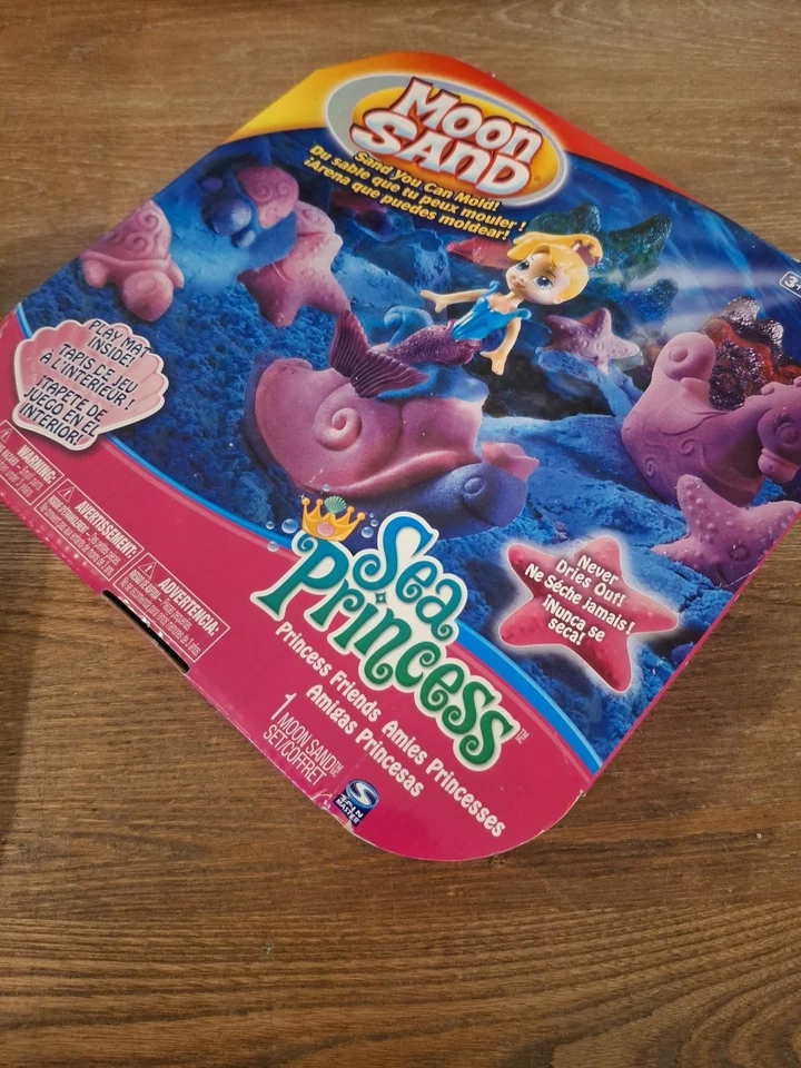 Moon Sand Sea Princess W Mat Press Play Sand New NOS Very Rare Spin Master - Image 4 of 4