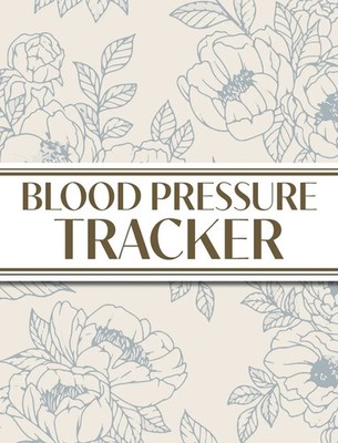 Revive Stationery | XL Large Print 1-Year Blood Pressure Tracker (Blue Roses...
